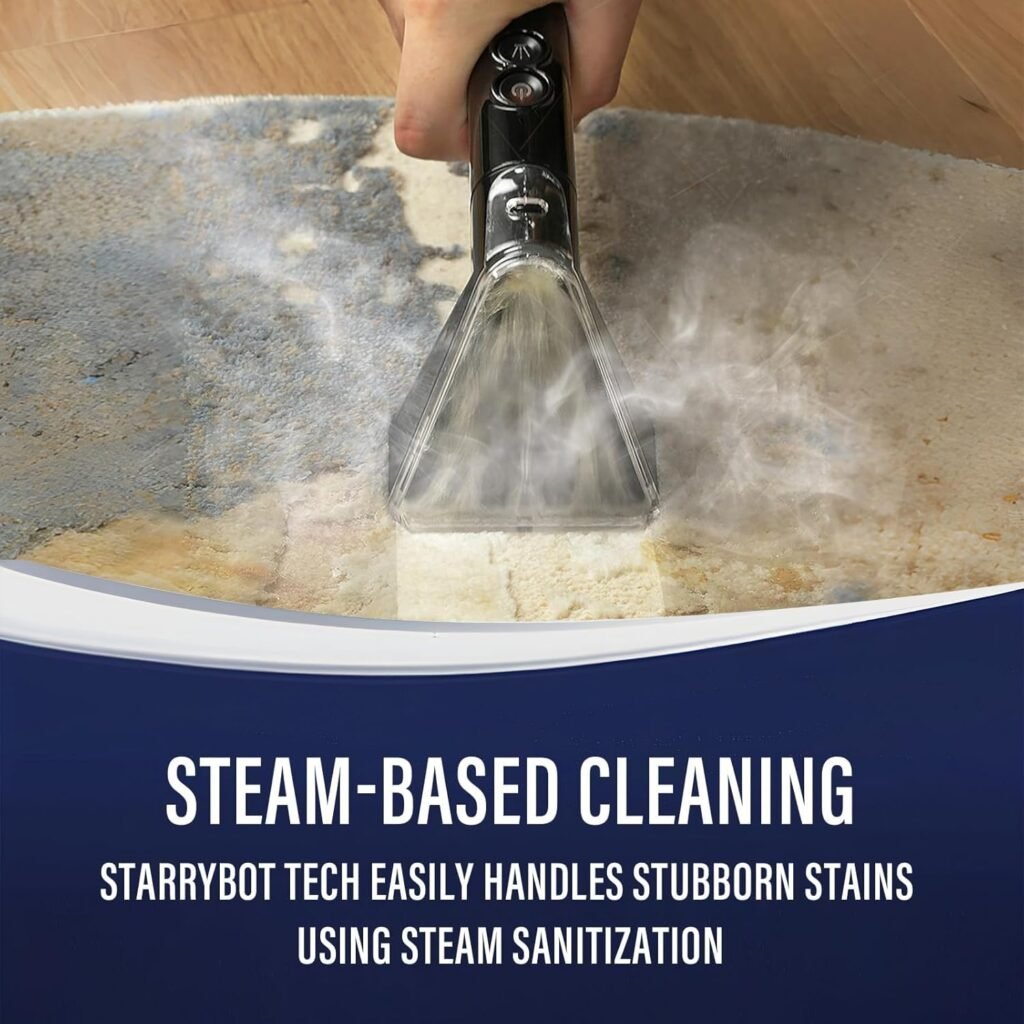 starrybot carpet cleaner steam-based