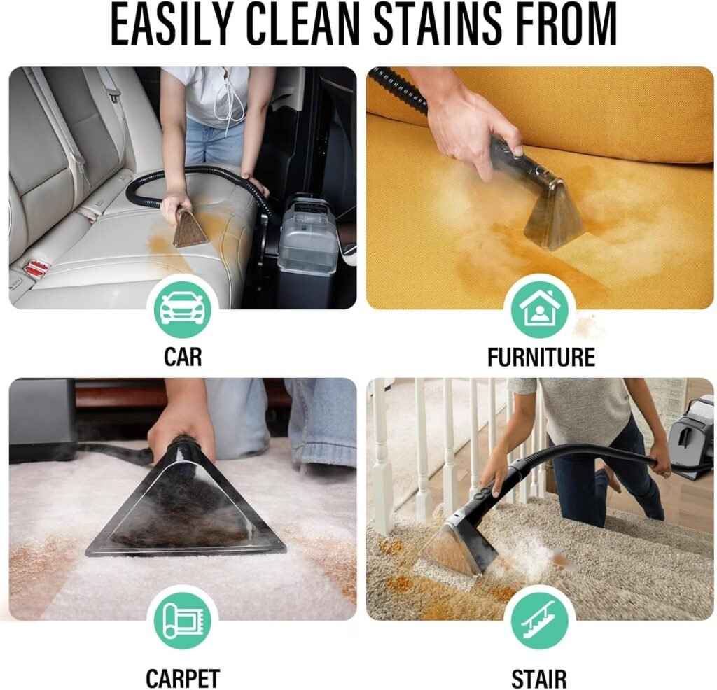 starrybot carpet cleaner for home and car